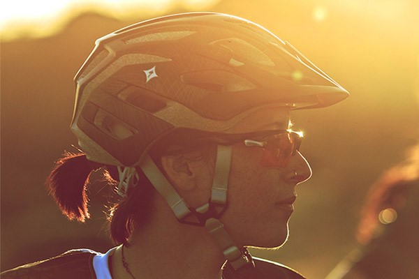 Keep cool and protect your head with a helmet